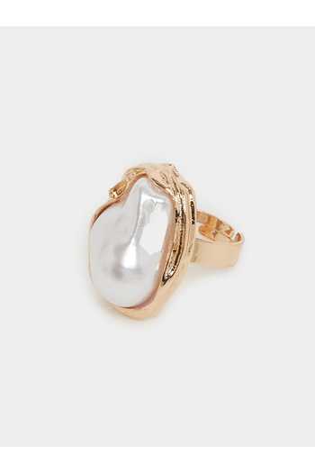 Styli Faux Pearl Accent Ring