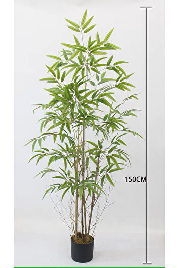 Essentials 360 ® Artificial Bamboo Tree Realistic Plants 150cm Fake Decorative Trees Faux Tree