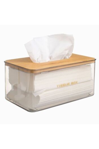 BREZIUM Suport pentru servetele, model in forma de cutie, 21.5x13x10cm,
