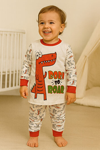 mini mia Cute Printed Baby Kids Pajama Set 3-4-5 Years Old