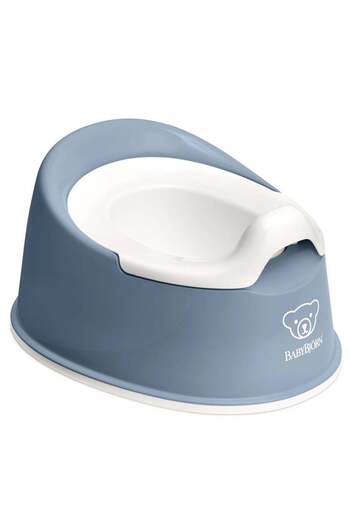 Generic BABYBJORN Baby Smart Potty Seat - Deep Blue And White