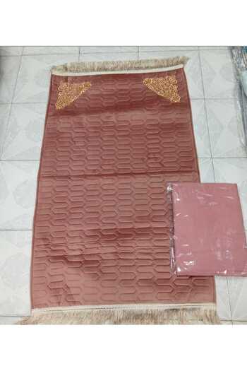 Gerenic Rose open unstitched prayer rug with cover