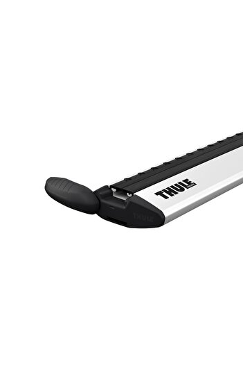 Thule Set of 2 WingBar EVO 135 crossbars, aerodynamic profile, silver aluminum, length 135