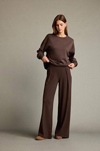 DeFacto Regular Fit Normal Waist Straight Leg Modal Pants G2911Ax25Au