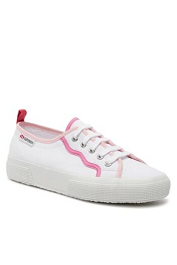 Superga γυναικεία αθλητικά παπούτσια 2750 CURLY BINDINGS λευκά