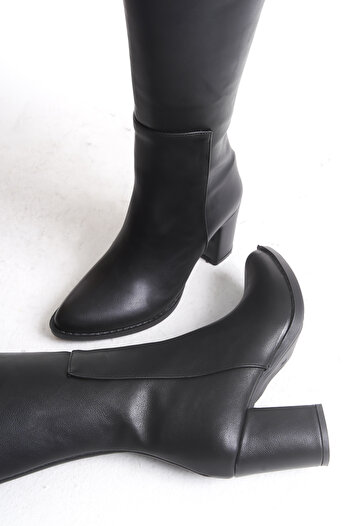 Liza Shoes Rosa Women's Thick Heeled Boots A032-K400