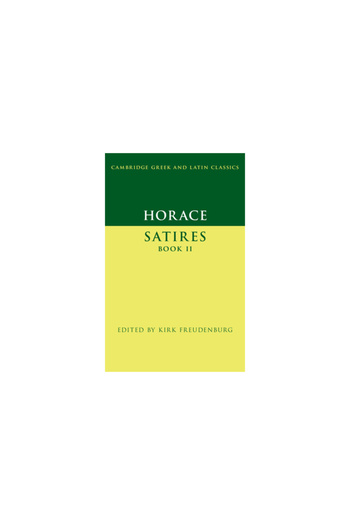 Cambridge Horace: Satires Book II