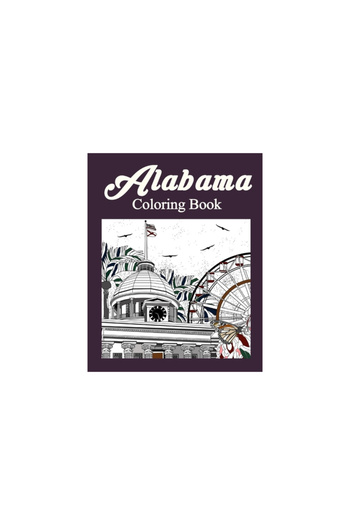 Blurb Inc Alabama Coloring Book: Adult Painting on USA States Landmarks and Iconic