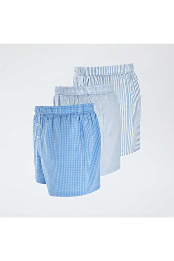 KIABI 3 pairs of boxer shorts BLACK