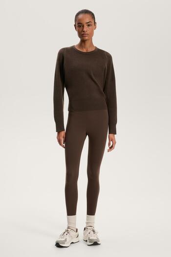 Oysho Fitted waist rib knit jumper
