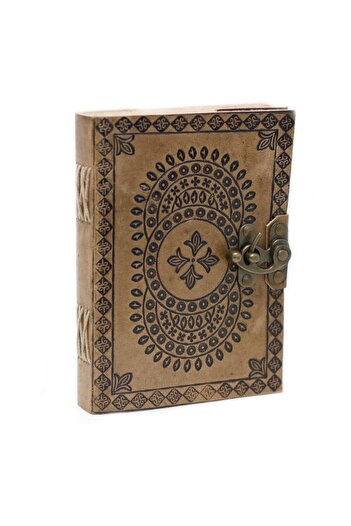 OEM Leather Diary | Handmade | MANDALA | 18 x 13 cm