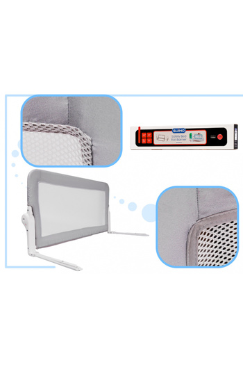 Ikonka Protective barrier for children's bed, Ikonka, foldable with metal frame, size 120 x 48.5 cm,