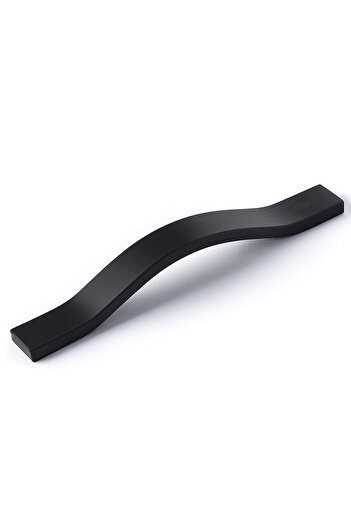 Badem10 Hyacinth Black Metal Handle 160 mm Modern Furniture Drawer Handle Kitchen Cabinet and Door Handles Durable