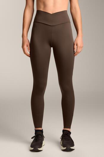 Oysho Perfect-adapt ankle-length leggings with crossover V-waist