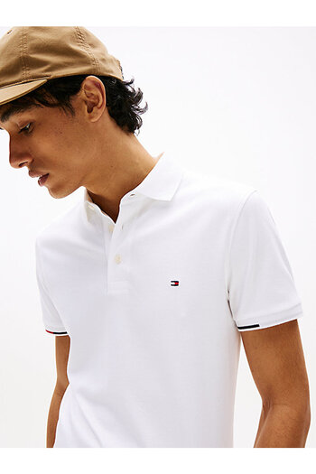 Tommy Hilfiger Men's Interlock Flagcuff Polo T-Shirt