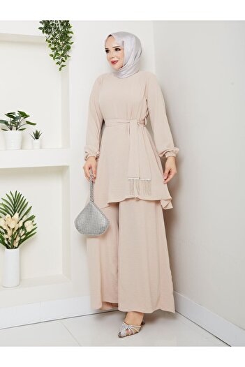 CLB COLLECTION Women's Skirted Pantalon Hijab Set