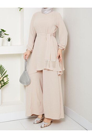 CLB COLLECTION Women's Skirted Pantalon Hijab Set