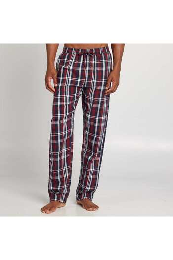 KIABI Flannel pyjama bottoms RED