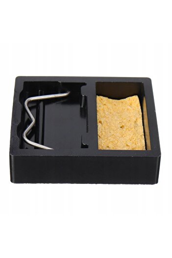 Rosfix Soldering Station Stand with Sponge | Base 47x20mm, Sponge 18x33mm