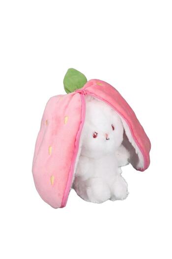 Dartonia Transformable Plush Rabbit 20 cm – Magic Strawberry!