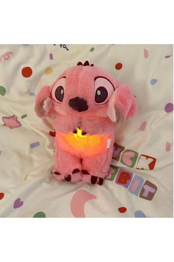 Lilo & Stitch Interactive Plush Angel – Breathes and Soft Night Light