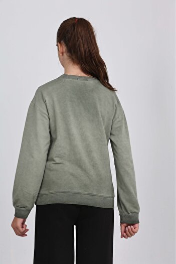 Toontoy Girl's 85 Printed Sweatshirt