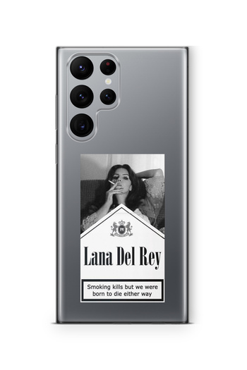 Multitronic Samsung Galaxy S25 Ultra Compatible Lana Del Rey Design Printed Transparent Case