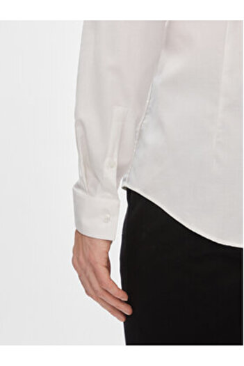 Calvin Klein Ανδρικό Πουκάμισο K10K112305 Λευκό