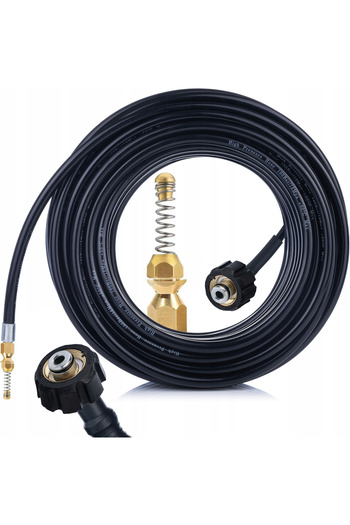 Rosfix Sewer Hose 30M M22x1.5 | Compatible with Karcher HD/HDS | 200 Bar 60°C