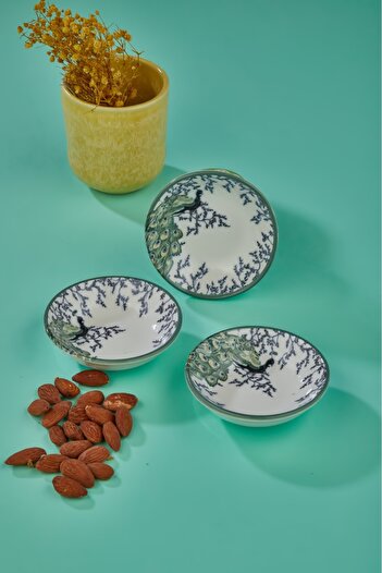 Cooker 6-Piece Porcelain Digital Printing 9 cm Breakfast Sauce Bowl & Jam Bowl