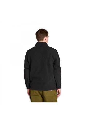 Timberland Tb0A6Hkf High Pile Fleece Jacket Black Men's Coat