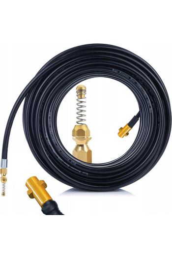 Rosfix Sewer Hose Set 30M + Arc Nozzle | Compatible with Kärcher K2–K7