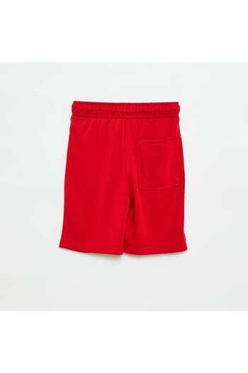 KIABI Lightweight sporty Bermuda shorts with pockets RED