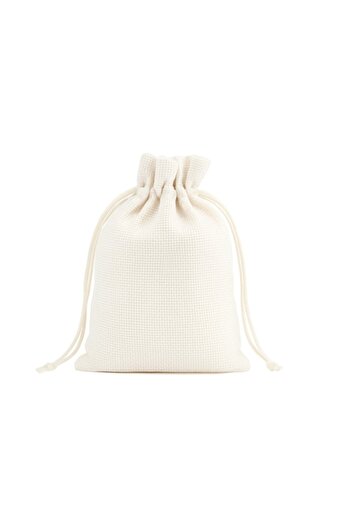 NEO Premium Neo™ Jewelry Pouch, Textile, Drawstring, 10x14 cm, White