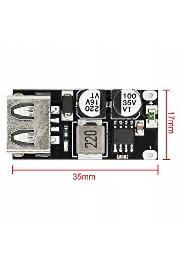 Rosfix USB Step Down Voltage Converter | 1 Channel, 5V, Charging Protection