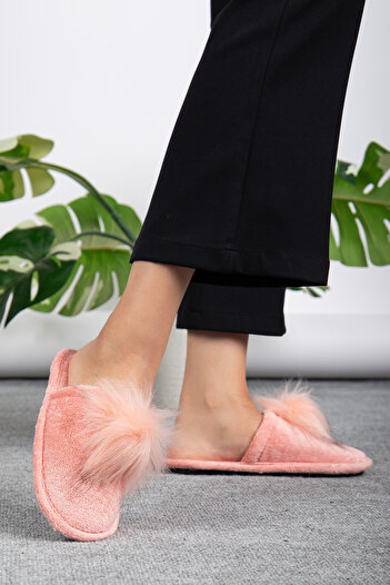 Jackers Winter Pompom Plush Gift Hospitality Gift Bridal Dowry House Slippers