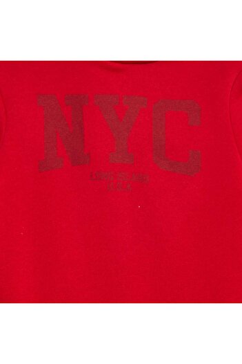 KIABI Sweatshirt fabric hoodie RED