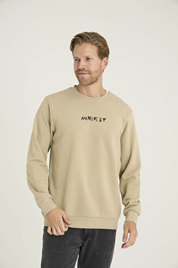 KLY 100% Cotton Unisex Crew Neck Sweatshirt Soft Texture