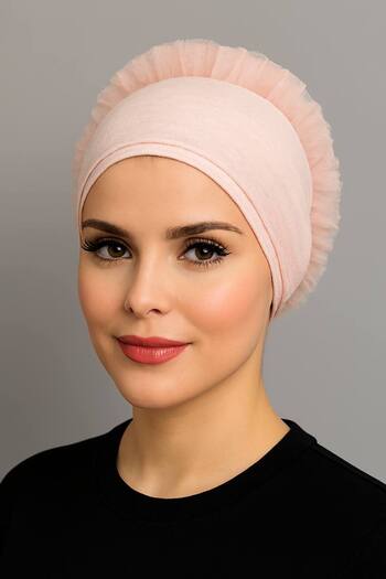 ALADİYAR Ruffled Bonnet
