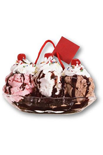 TRIANGLE Paper bag in the shape of an ice cream cup