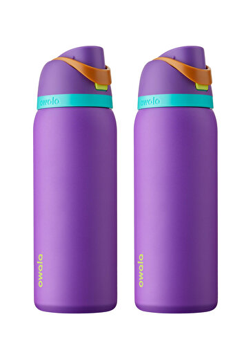 owala FreeSip® Pack of 2 Purple & Purple Stainless Steel Insulated Water Bottle 32oz