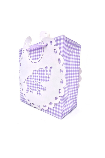 TRIANGLE Paper bag in the shape of a baby doll