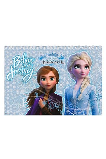 SHOPIENS Bloc de Desen B5 Spirala, Elsa & Anna Frozen 2, Glitter