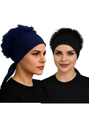 ALADİYAR Ruffled Bonnet