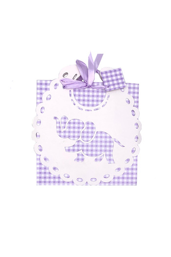 TRIANGLE Paper bag in the shape of a baby doll