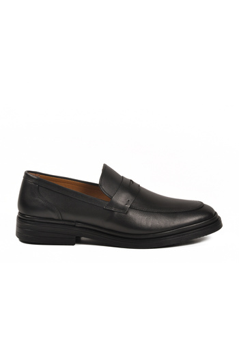 Aspor Black Genuine Leather Men's Casual Shoes