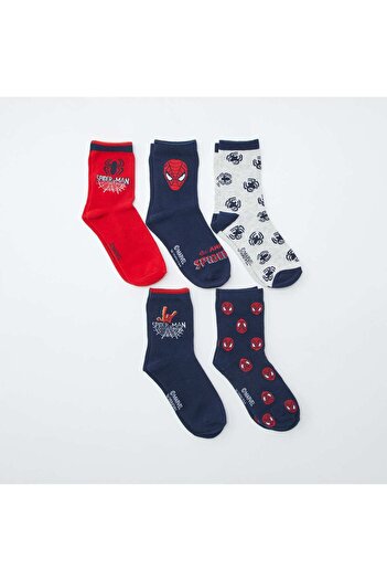 KIABI Pack of 5 pairs of Spider-Man socks BLUE