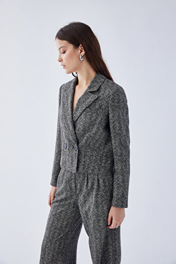 IDYL Crop Jacket Suit