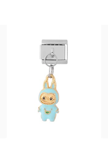 Cozyce Nomination Steel Charm Labubu Blue