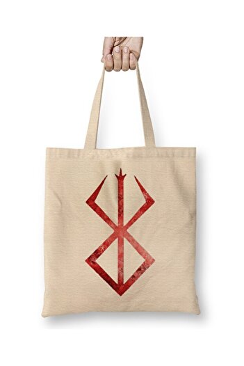 Toyaso Berserk Anime Logo Cloth Bag Long Handle Shopping Bag Beach Bag